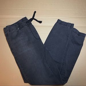 Plain black Jean joggers